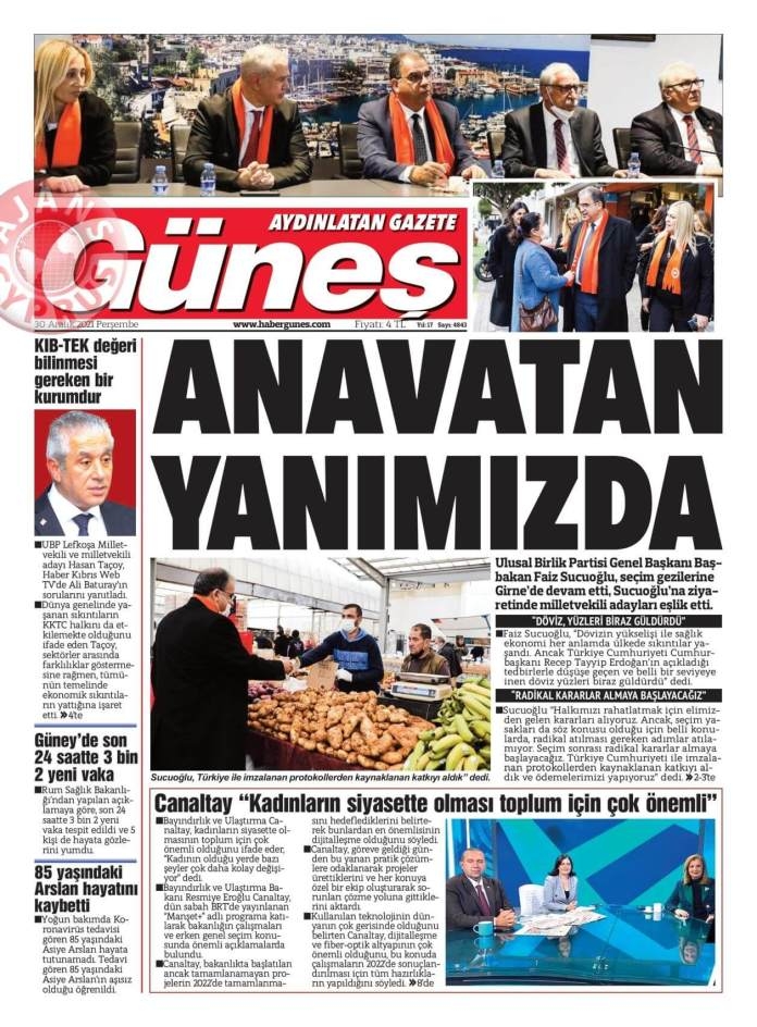KKTC'de Gazeteler Bugün Ne Manşet Attı? 30 Aralık 2021 galerisi resim 1
