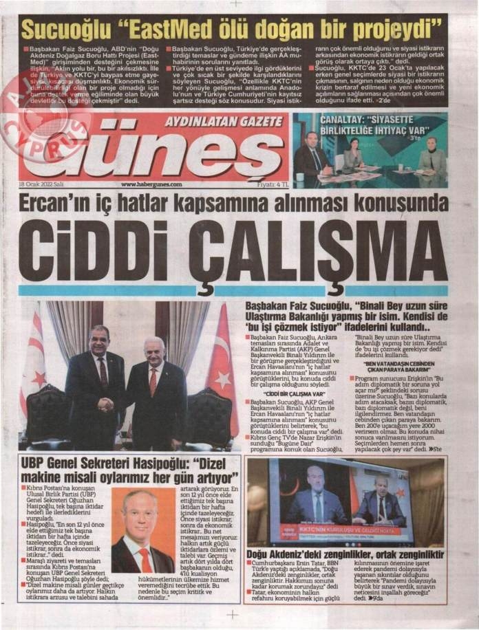 KKTC'de Gazeteler Bugün Ne Manşet Attı? 18 Ocak 2022 galerisi resim 9
