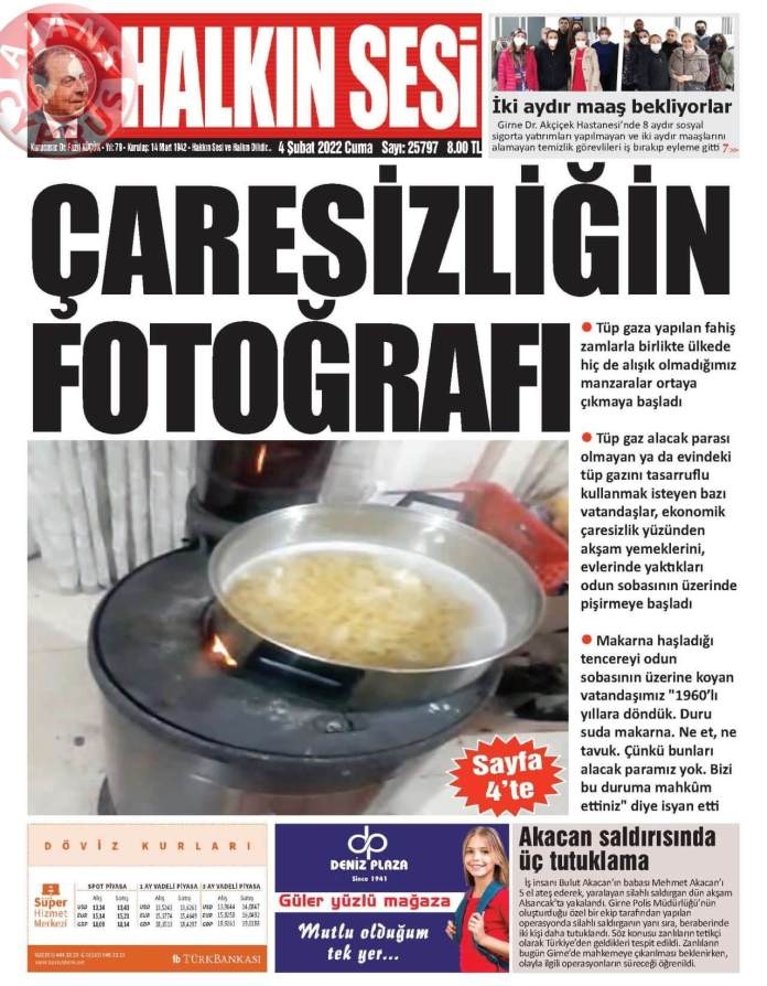 KKTC'de Gazeteler Bugün Ne Manşet Attı? 4 Şubat 2022 galerisi resim 1