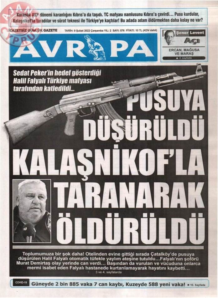 KKTC'de Gazeteler Bugün Ne Manşet Attı? 9 Şubat 2022 galerisi resim 8