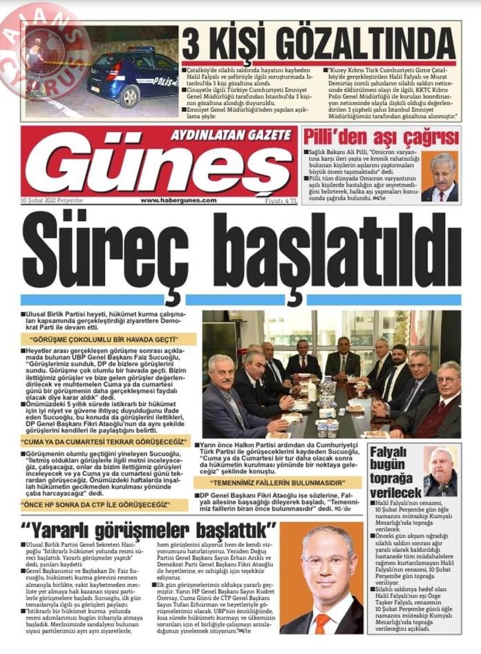 KKTC'de Gazeteler Bugün Ne Manşet Attı? 10 Şubat 2022 galerisi resim 9