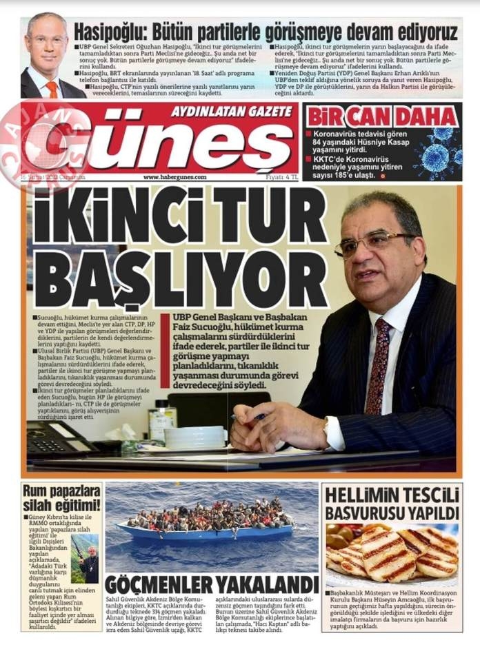 KKTC'de Gazeteler Bugün Ne Manşet Attı? 16 Şubat 2022 galerisi resim 1