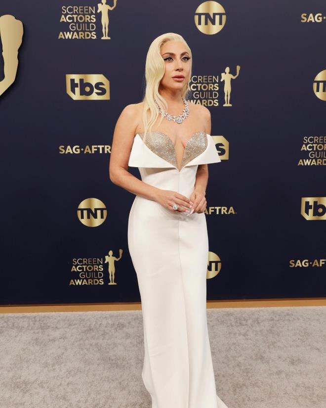 Lady Gaga'dan Kırmızı Halıda Dekolte Şov! galerisi resim 2