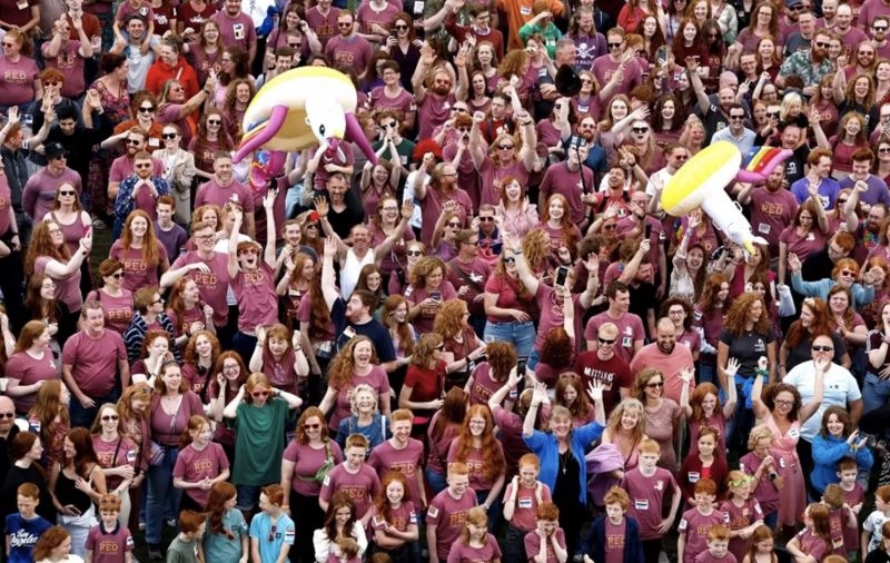 Kızıl Saç Günü için yüzlerce kişi Hollanda'da bir araya geldi galerisi resim 5