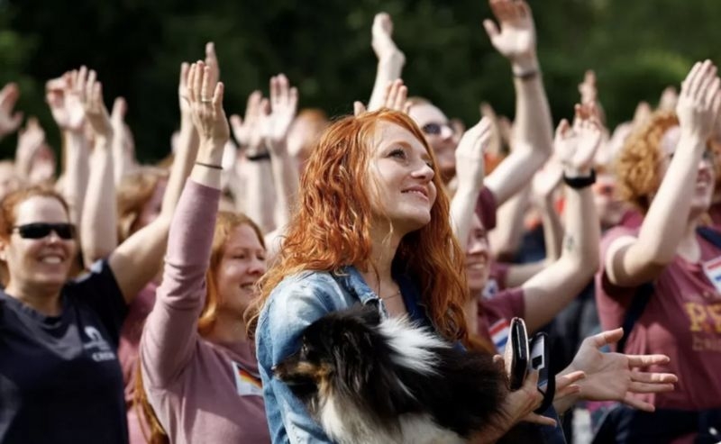 Kızıl Saç Günü için yüzlerce kişi Hollanda'da bir araya geldi galerisi resim 6