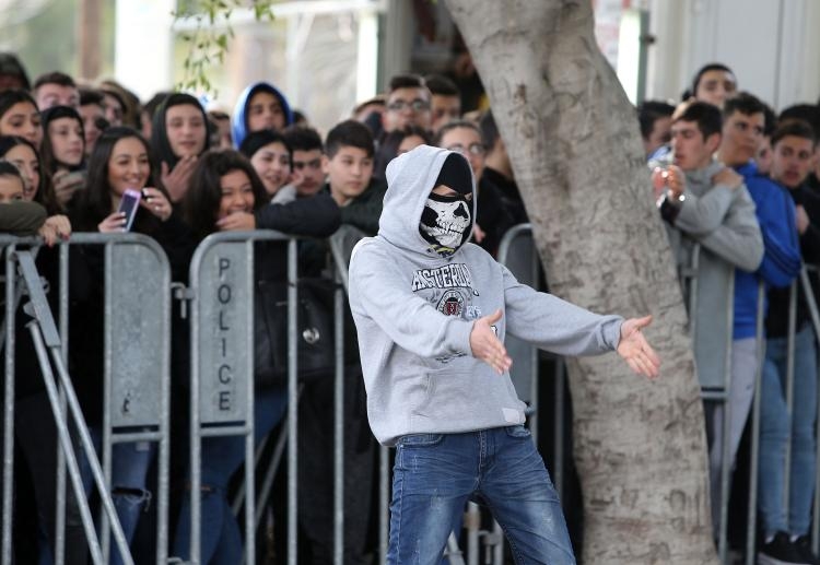 Fotoğraflarla güney Lefkoşa'daki öğrenci eylemi galerisi resim 7