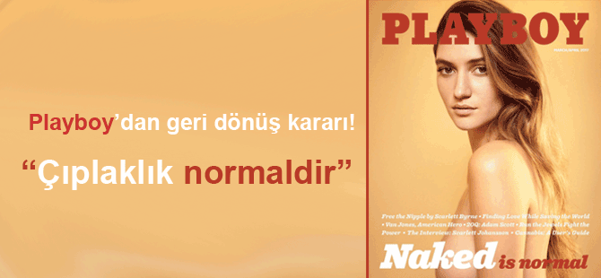 Playboy, çıplaklığa geri dönüyor! galerisi resim 1