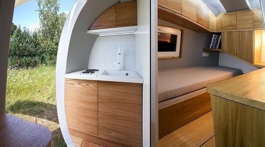 Güneş enerjisiyle çalışan modern çadır: Eko-kapsül galerisi resim 3