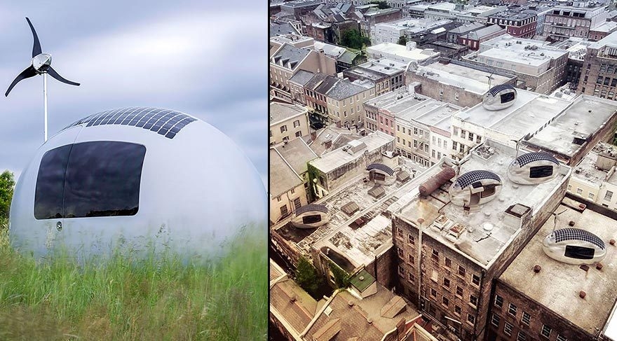 Güneş enerjisiyle çalışan modern çadır: Eko-kapsül galerisi resim 7