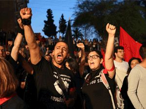 Çetinkaya'da ortak 1 Mayıs: "Hade iki toplumlu greve!"