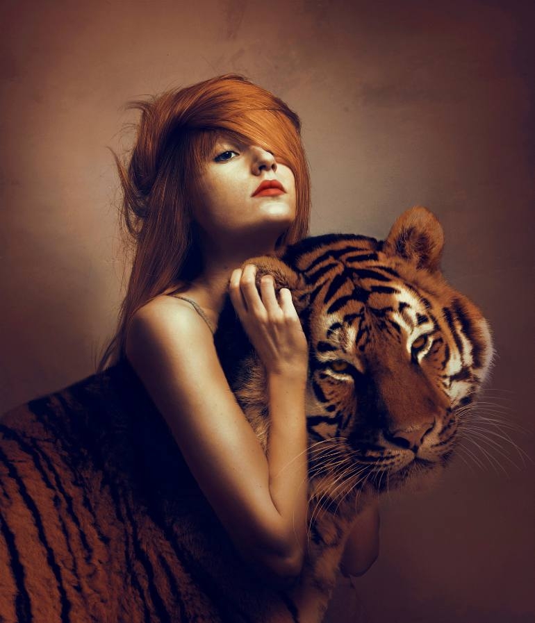 Hayvanlarla bir oldu! galerisi resim 1