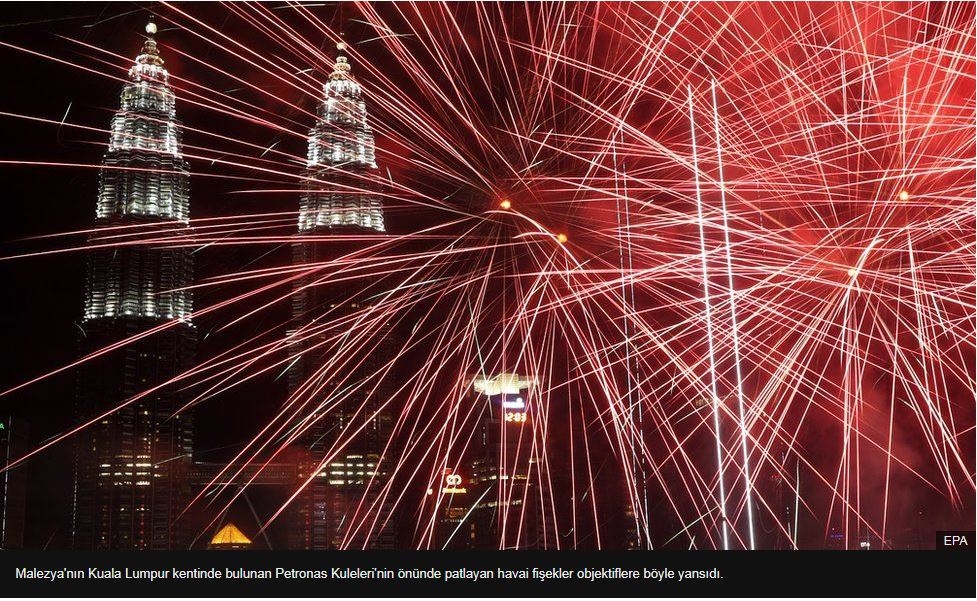 Dünya 2019’a böyle girdi galerisi resim 5