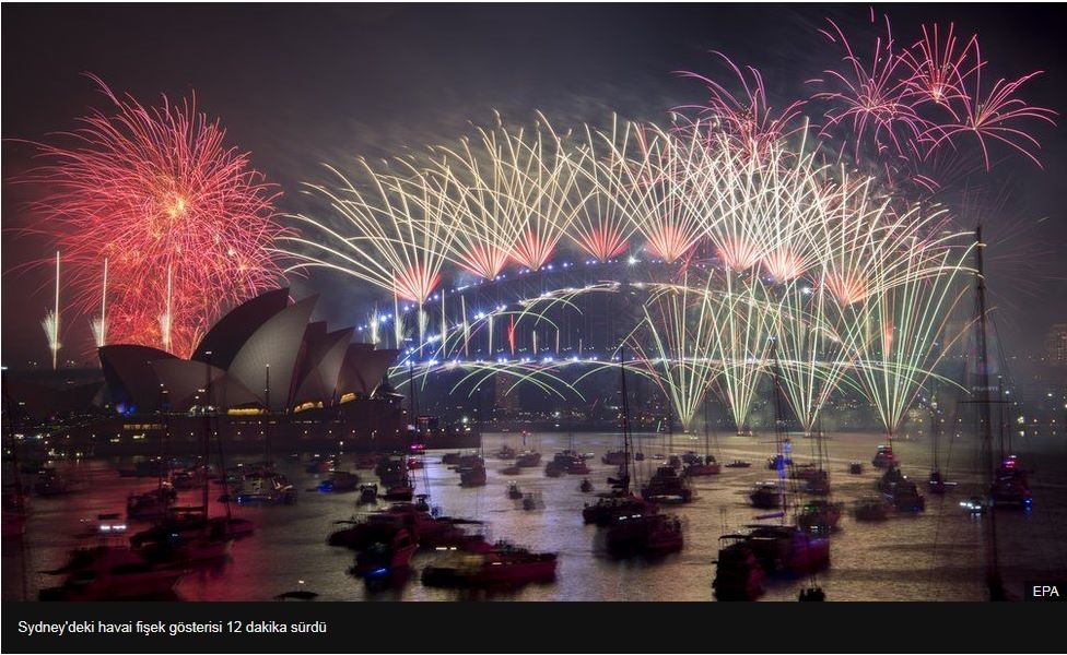 Dünya 2019’a böyle girdi galerisi resim 9