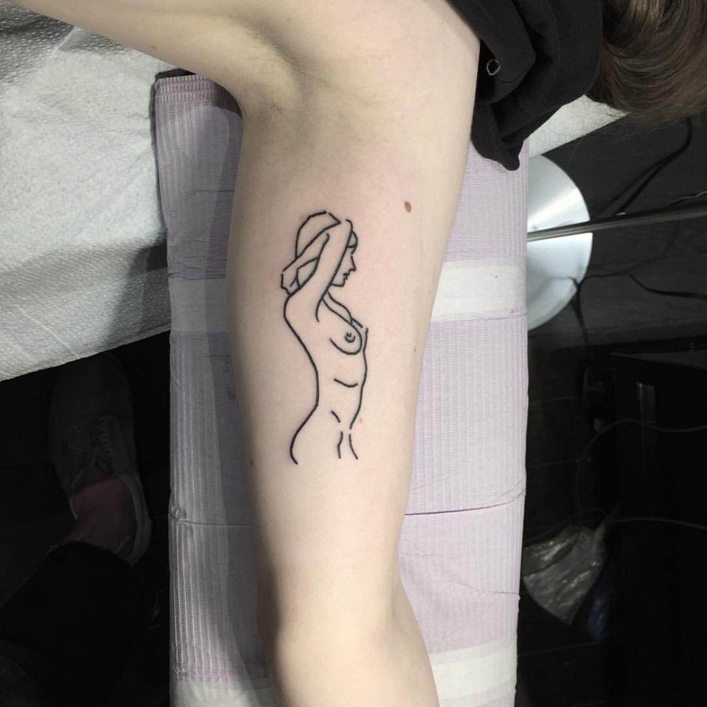 Yaptırması Cesaret İsteyen  Oldukça Zarif Dövmeler galerisi resim 1