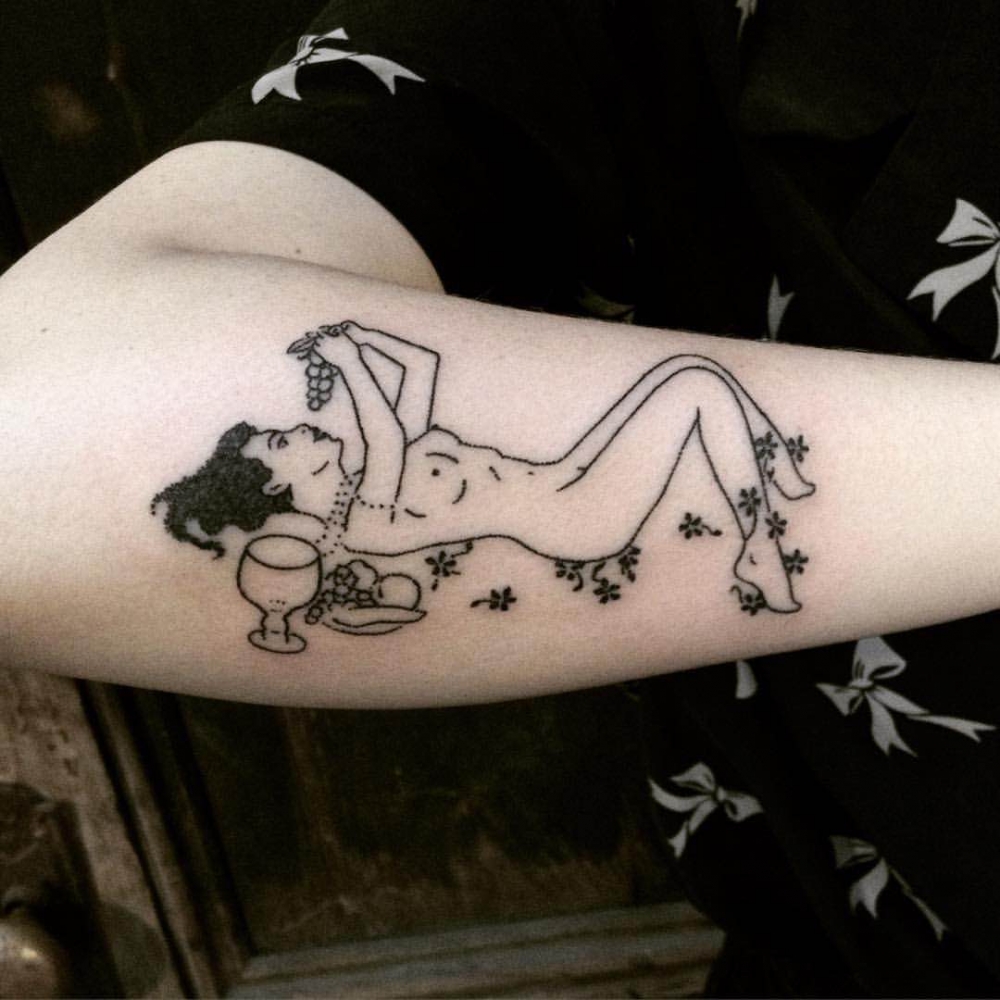 Yaptırması Cesaret İsteyen  Oldukça Zarif Dövmeler galerisi resim 19