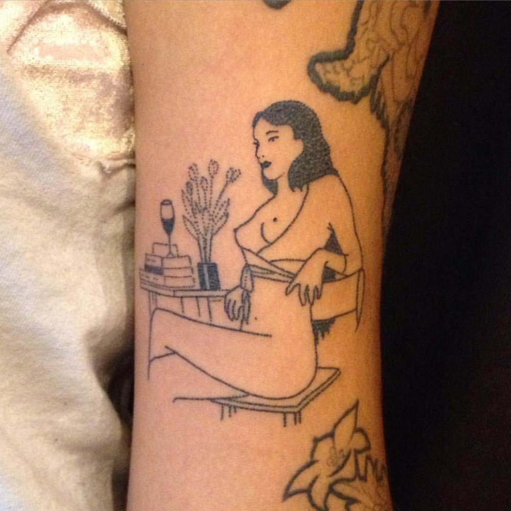 Yaptırması Cesaret İsteyen  Oldukça Zarif Dövmeler galerisi resim 20