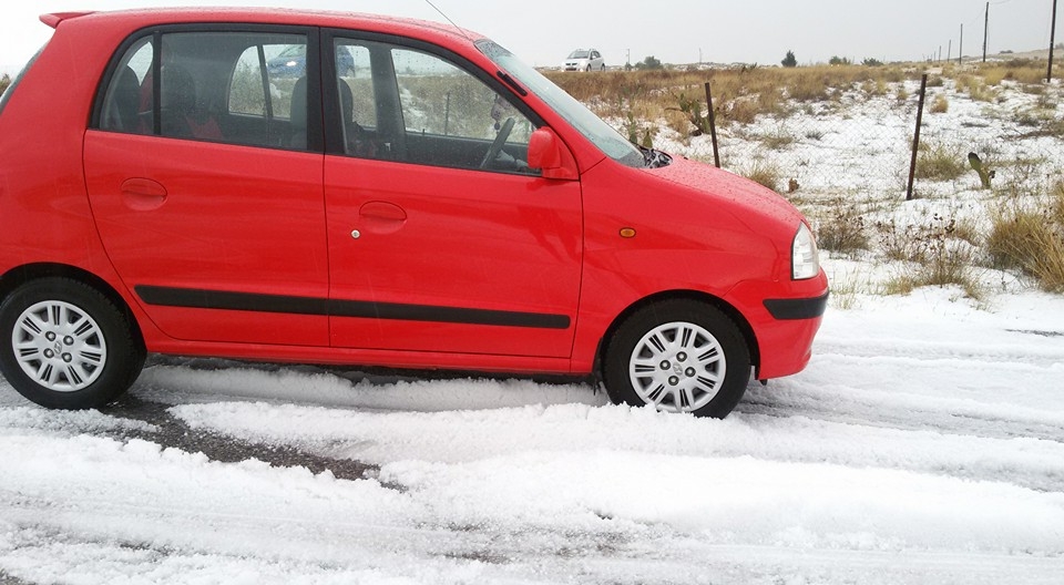 Dolu yağışı korkuttu galerisi resim 1