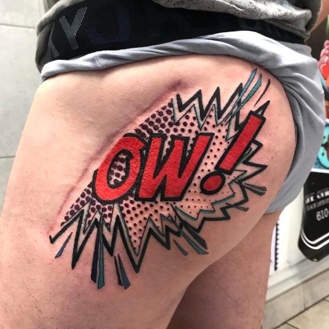 Yara izlerini gizleyen, 30 yaratıcı dövme galerisi resim 24