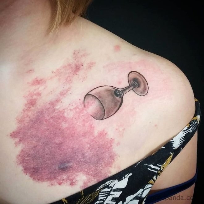 Yara izlerini gizleyen, 30 yaratıcı dövme galerisi resim 25