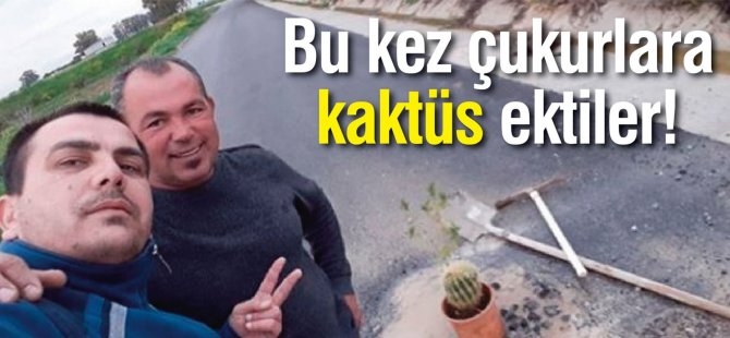 Çukurlara, çiçekli protesto! Anlayana... galerisi resim 1