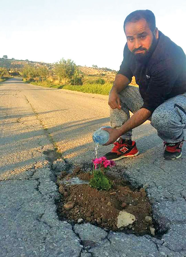 Çukurlara, çiçekli protesto! Anlayana... galerisi resim 11