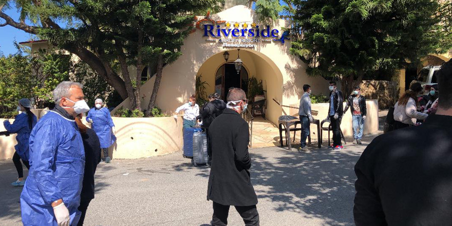 Riverside Otel çalışanlarının karantina süresi tamamlandı. Tedavileri tamamlanan 3 personel ise taburcu