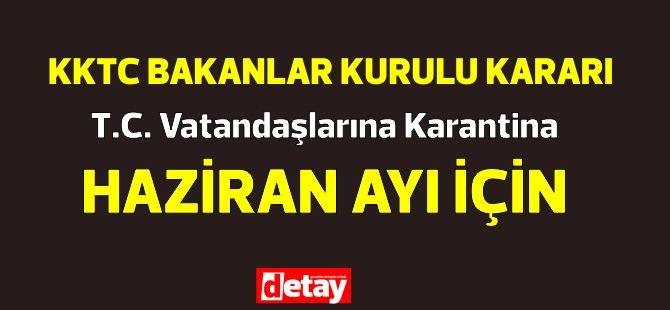 Çavuşoğlu, Bakanlar Kurulu’nda öğrenci gelişleri ile ilgili kararın Haziran ayı için olduğuna dikkat çekti #Kıbrısrezaleti