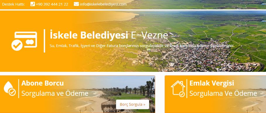 İskele Belediyesi e-vezne devrede