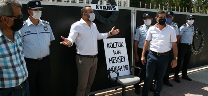 Ktams Geçici İşçi İstihdamlarını Başbakanlık Önünde Protesto Etti
