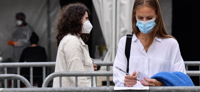 Fransa'da Son 24 Saatte 3 Bin 82 Kovid-19 Vakası Tespit Edildi