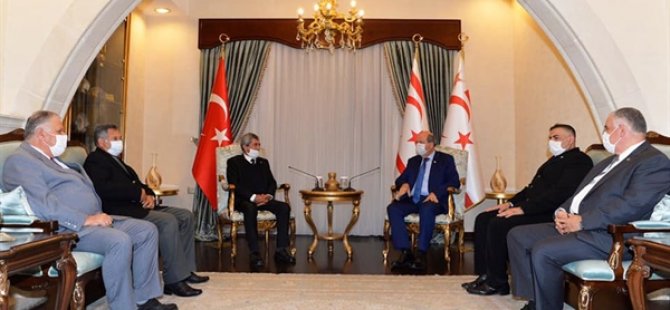 Cumhurbaşkanı Tatar, Emekli Polisler Derneği Heyetini Kabul Etti