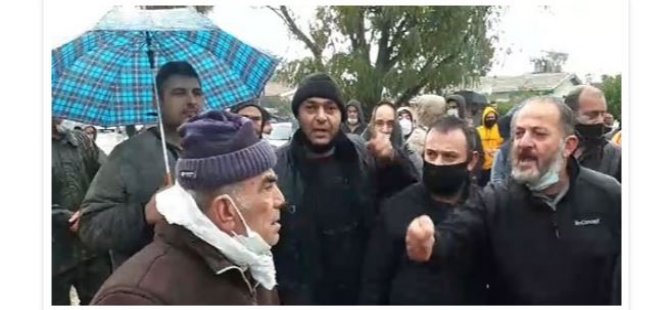 Güney Kıbrıs’ta Çalışan Kıbrıslı Türkler Eylem Yapıyor