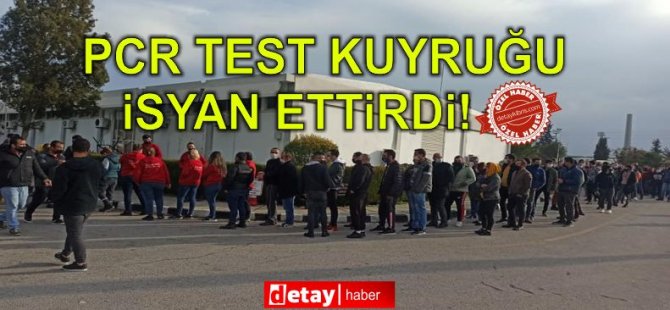 Dip dibe test kuyruğu isyan ettirdi!