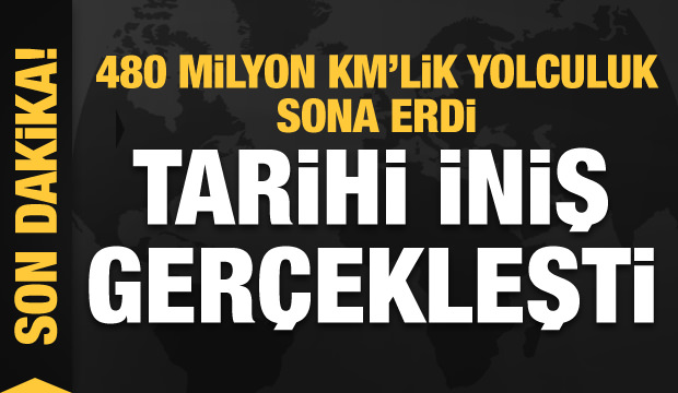 Son dakika: Tarihi iniş gerçekleşti (CANLI YAYIN)