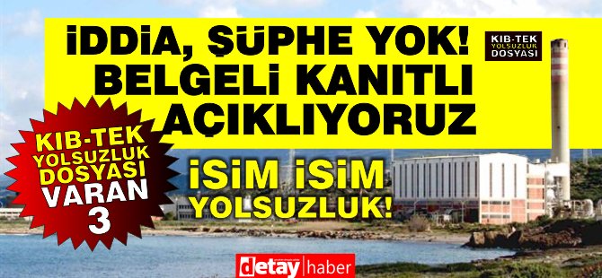 Kıb-Tek'de akıllara durgunluk veren yeni bir yolsuzluk dosyası daha! İsim isim açıklıyoruz!