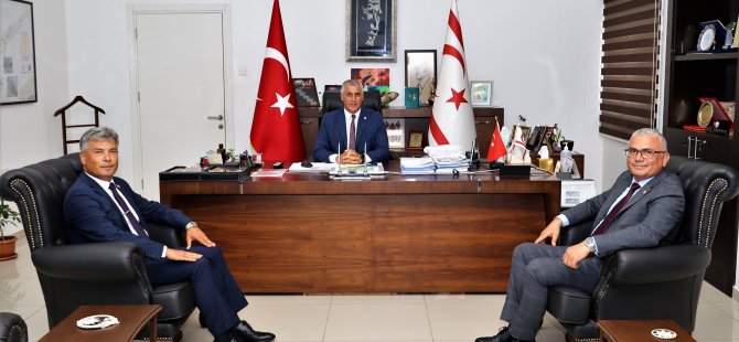 Bakan Amcaoğlu, Karakoç ve Karaca’yı Kabul Etti