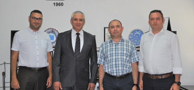 Taçoy, KTMMOB'yi ziyaret etti - Vimarsana News