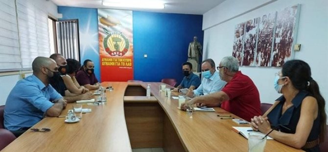 Sol Hareket, AKEL'le Görüştü - Vimarsana News