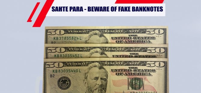Girne’de Sahte Dolar Vakası: 2.000 ABD Doları Tedavülde