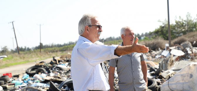 Güzelyurt’ta yasadışı ve kontrolsüz çöp alanları zehir saçıyor!