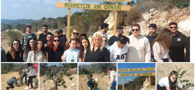 Dikilen her bir fidana ‘Melekler Takımı’ öğretmen ve velilerin adı verildi
