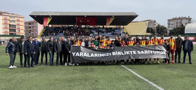 Tekirdağ’da depremzedeler yararına dostluk maçı yapıldı