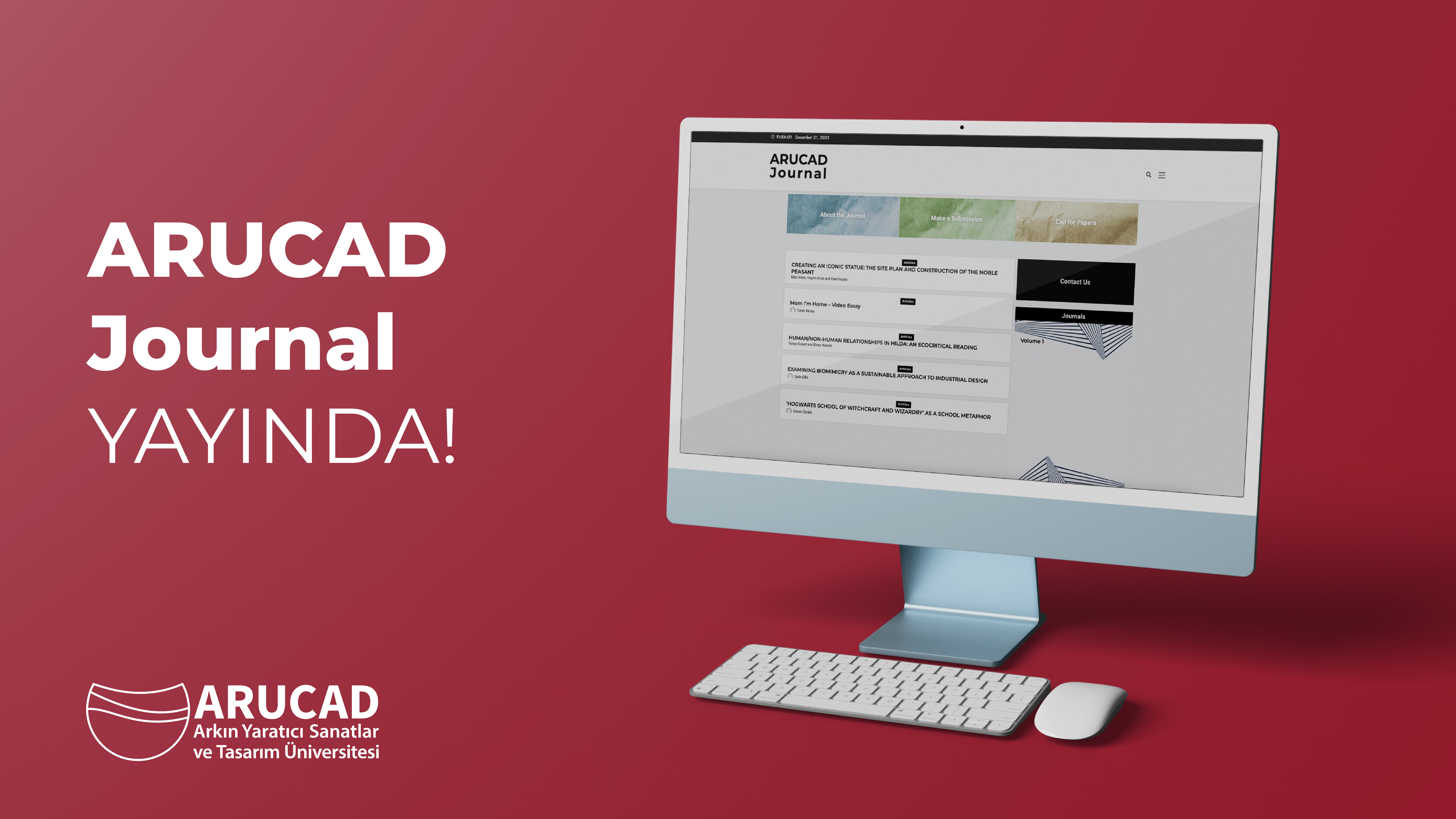 ARUCAD journal yayında!