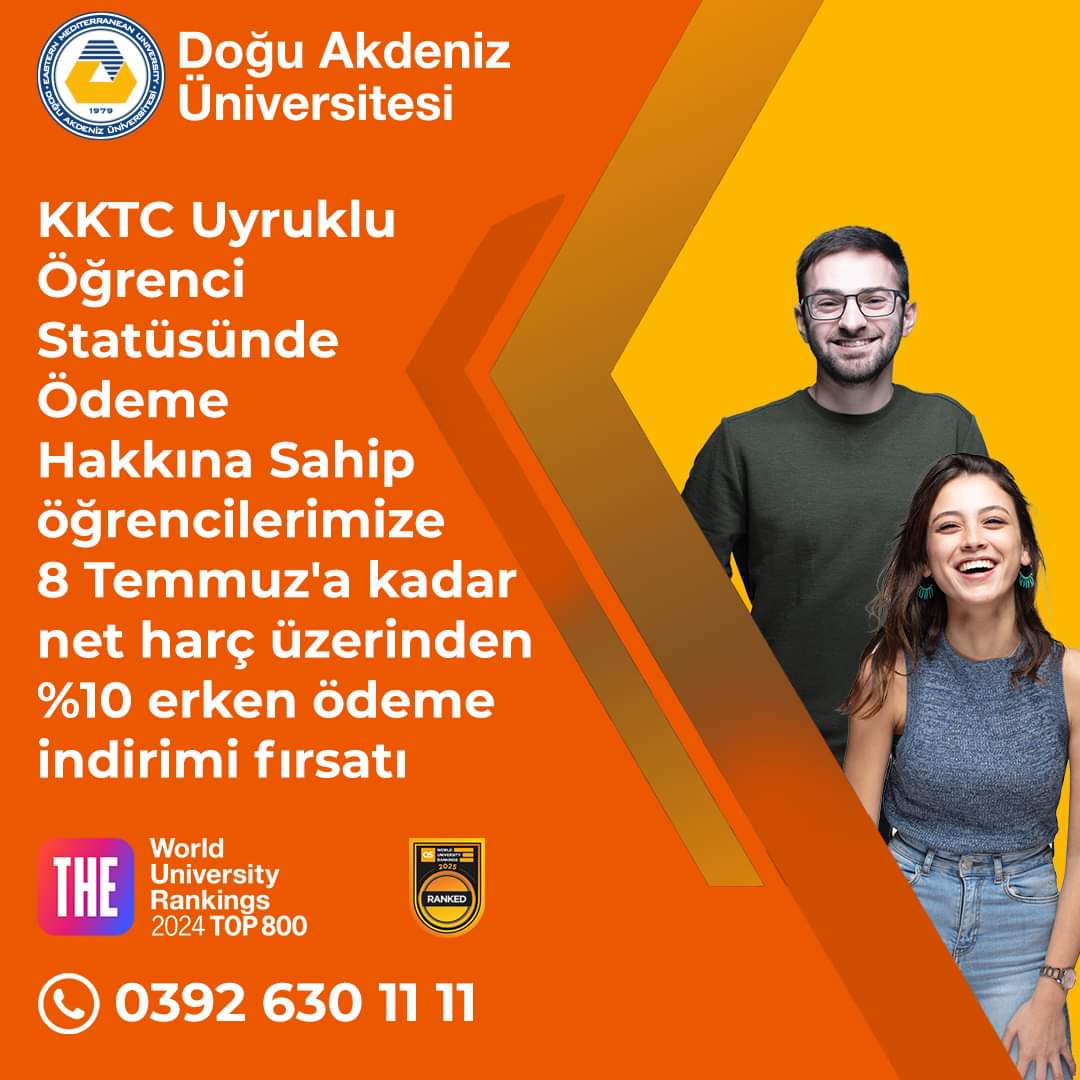 DAÜ’den Erken Kayıtta %10 İndirim Müjdesi