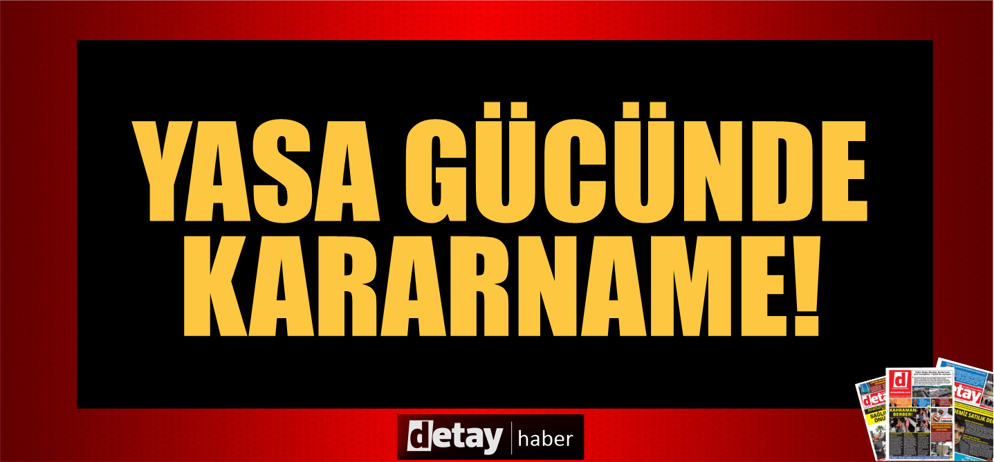 Et ithalatı konusunda yasa gücünde kararname