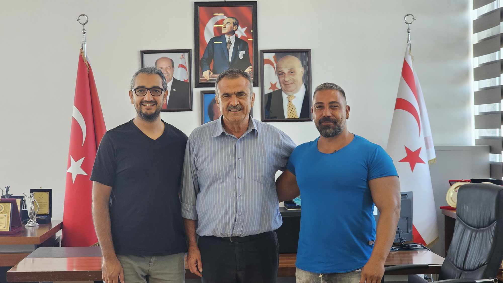 Beleşe Deniz Plajlar Halkındır Hareketi, Mağusa Belediye Başkanı Uluçay’ı Ziyaret Etti