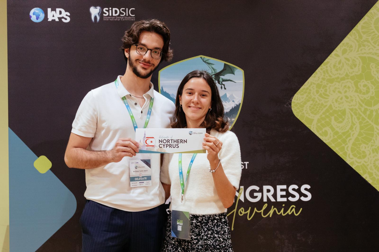 YDÜ öğrencileri (IADS) 71. Yıl Kongresi’nde KKTC’yi temsil etti