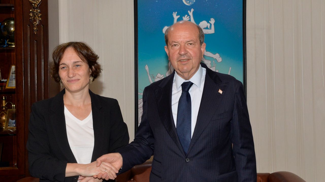 Cumhurbaşkanı Tatar yeni Fransız Büyükelçi Kolačko ile görüştü