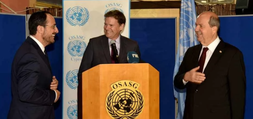 Tatar ve Hristodulidis, BM resepsiyonunda bir araya geliyor