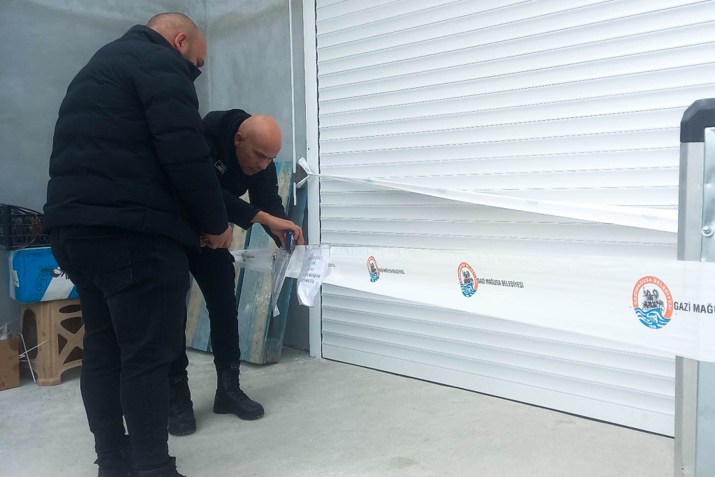 Gazimağusa’da kaçak çalıştırılan fırın mühürlendi